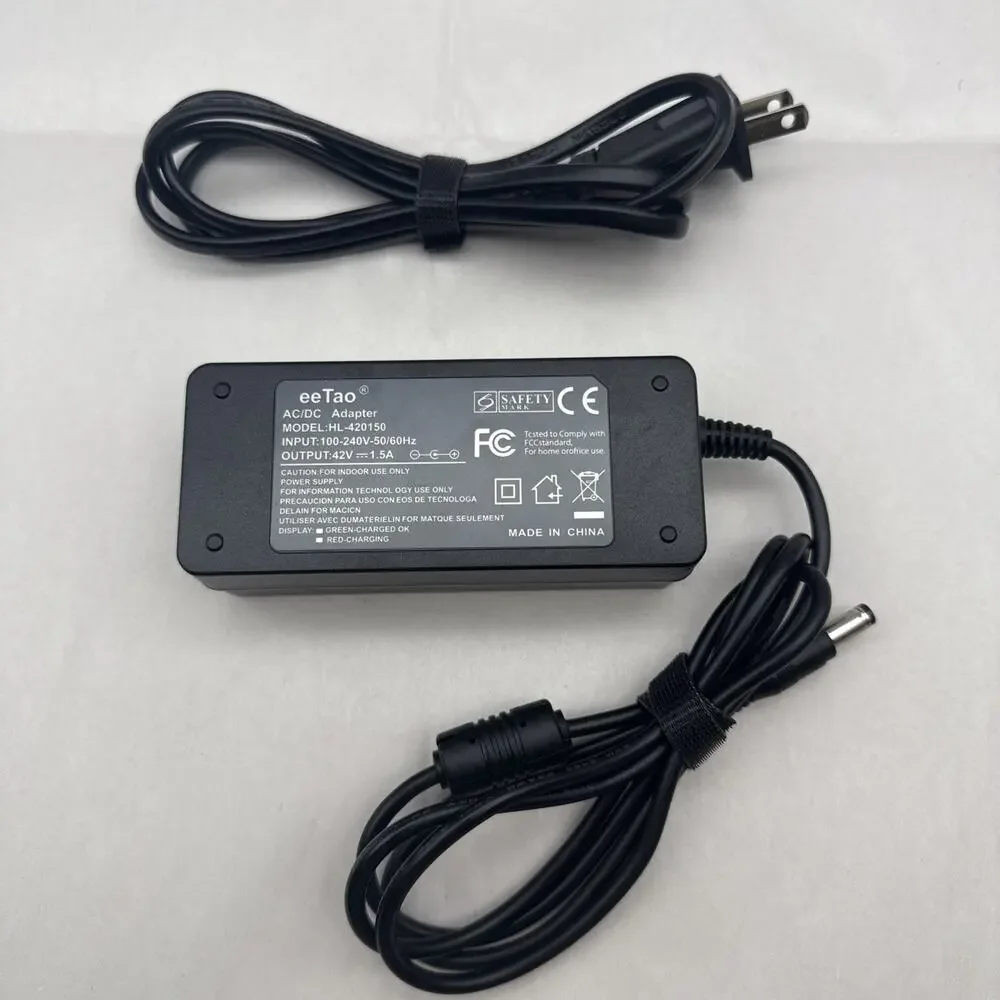 42V AC/DC Adapter Charger HL-420150 Compatible w/Hover-1 36V Highlander, Dynamo